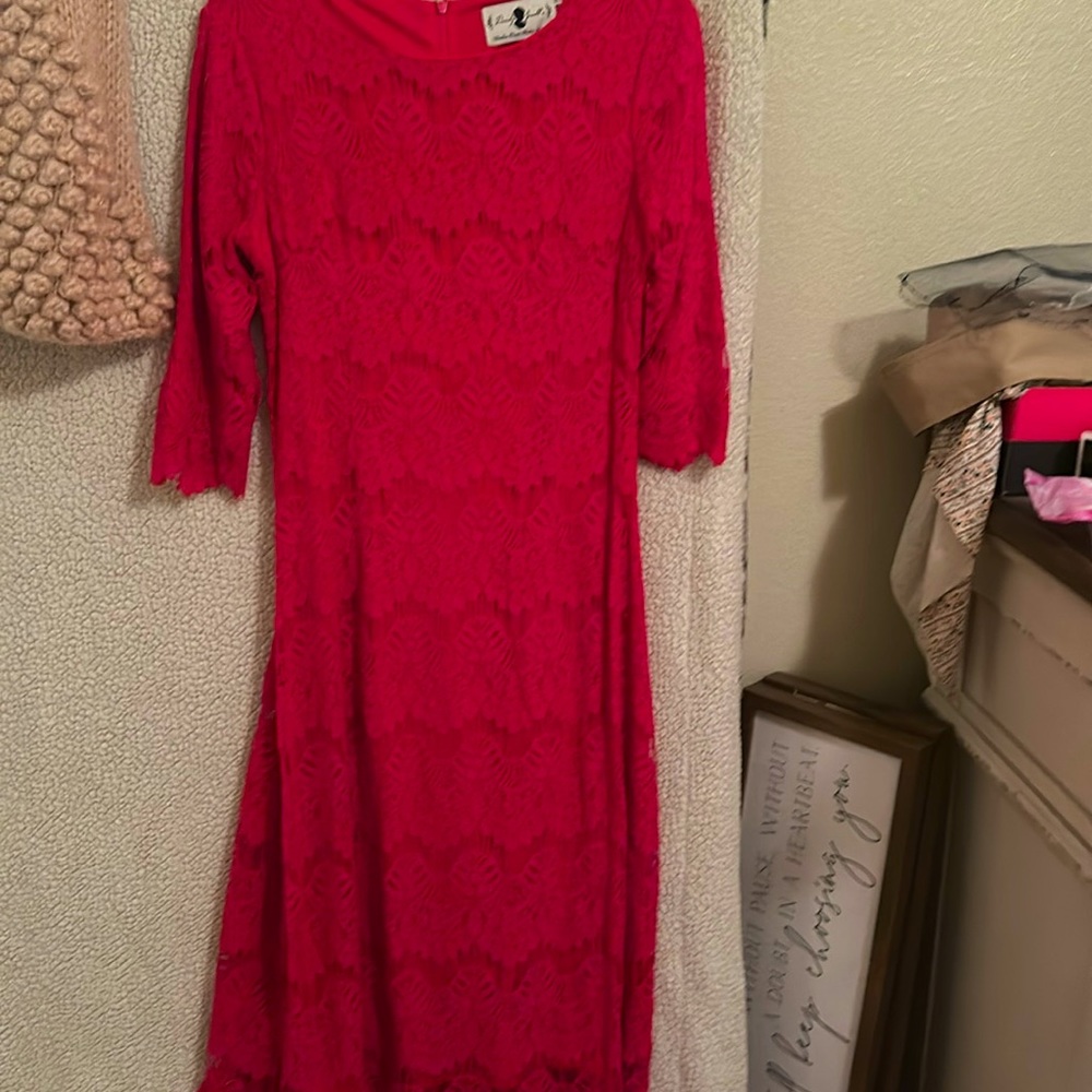 Midi Dainty hot pink